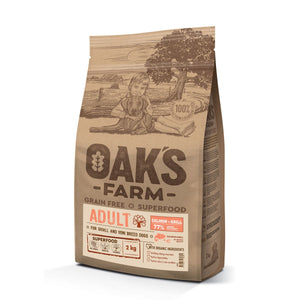 OAK’S Farm Adult mit Lachs und Krill für kleine Rassen
