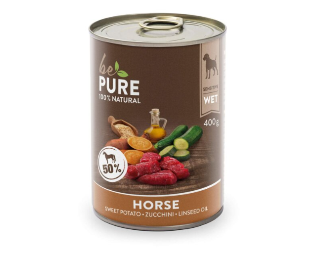 bePure Pferd mit Gemüse / 12x400g