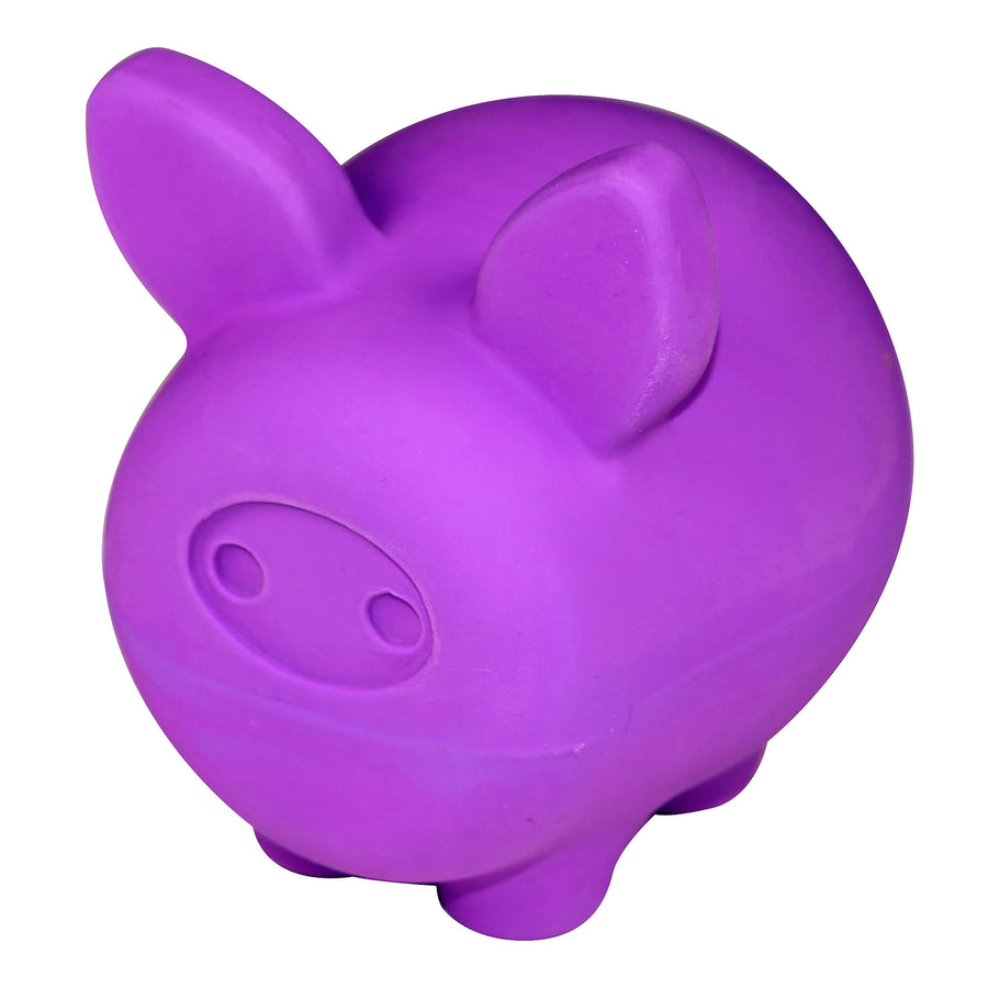 United Pets Latexspielzeug für Hunde Pigs Piggy violett